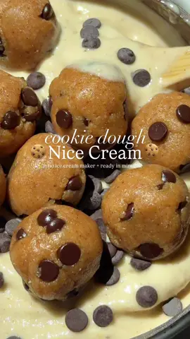 Cookie Dough Nice Cream 🍪 no ice cream maker + ready in minutes! 🔗 FULL RECIPE on my website — link in bio! Search “cookie dough” ☺️ Cookie dough was my favorite ice cream flavor growing up and this recipe hits all the same cravings—just healthier 💛 thick, creamy nice cream + edible cookie dough balls = swoooon 😍 If you have  frozen bananas, you’re already halfway there 🍌 100% vegan, gluten-free & refined sugar-free! Have you tried nice cream before?🍦 Let me know! 👇🏻 https://booboosbakery.com/vegan-cookie-dough-nice-cream/