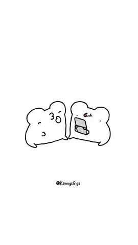 Gimme a kiiiiiiis!! 😙👈✨❤️ #cute #cuteart #animation #creator #couple #coupleart #kawaii 