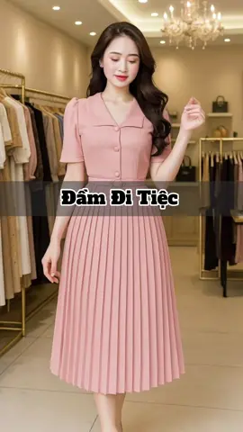 Đầm xòe xếp ly công sở thanh lịch nhẹ nhàng nữ tính #damcongso #damxoe #damxeply #thoitrangnu #tiktokshop #xuhuongtiktok #foryou