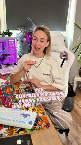 Wer hat so einen Freund? 🤭 #gaming #GamerGirl #gamingpc #gamingpcbuild #gamingpcsetup #gamingroom #gamingroomsetup #zocken #zockerfreunde #gamingfriends 