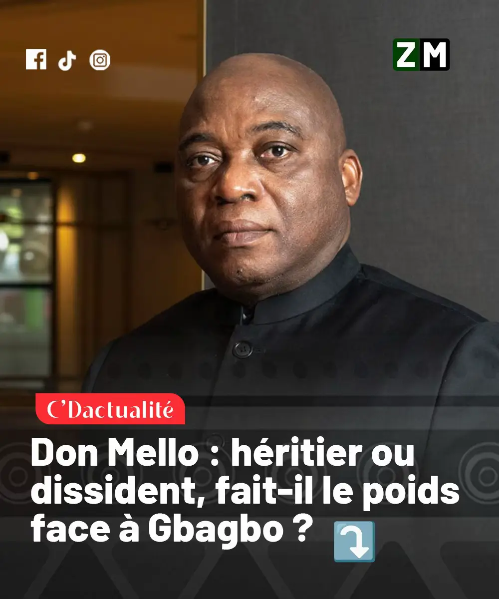 La déclaration de candidature d’Ahoua Don Mello à l’élection présidentielle d’octobre 2025 n’est pas un simple acte politique. Elle soulève une question fondamentale : peut-il incarner une alternative crédible à Laurent Gbagbo, son mentor historique, au sein du Parti des Peuples Africains  Côte d’Ivoire (PPA-CI) ? une candidature née d’un vide stratégique Laurent Gbagbo, désigné candidat officiel du PPA-CI en mai 2024, reste inéligible en raison de sa condamnation dans l’affaire de la BCEAO. Malgré une grâce présidentielle, ses droits civiques n’ont pas été rétablis. Face à cette impasse juridique, Don Mello propose une 