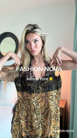 Wild about these sets 🐆 @Fashion Nova  - - - 🔎 WILD MOVES ANIMAL PRINT MINI DRESS 🔎 FLIRTY SEASIDE CHIC MAXI SKIRT SET