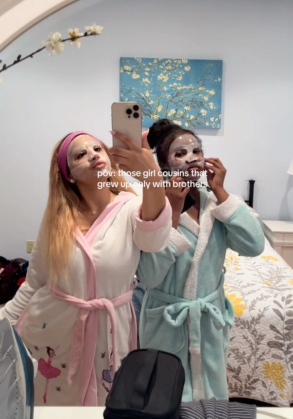 bonus points for a huge age gap 😩🤍 #cousins #girlhood #brothers #sisters #family #skincare #facemask #beauty #contentcreator #microinfluencer #fyp #foryou #fypシ゚viral #viralvideo 