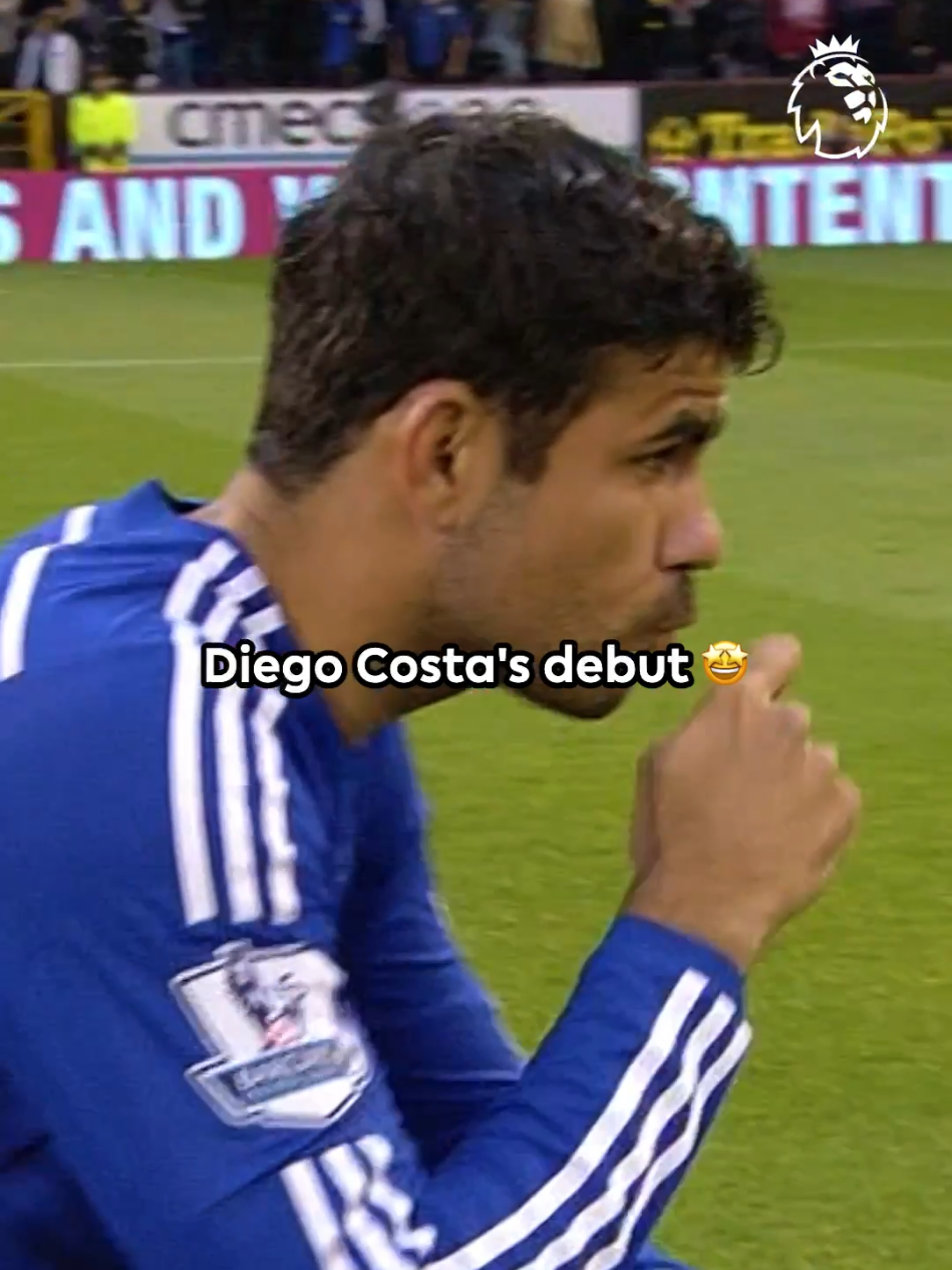Diego Costa, making a mark from day one 😁 #PremierLeague #Chelsea 