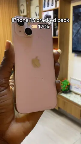 Good deal IPhone 13 128GB cracked back,Wi-Fi only and NFID #cjaytech #iphone #computervillageikeja #gadget #fypシ゚ 