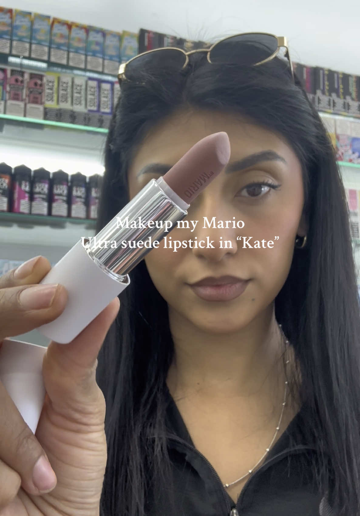 The PERFECT nude! 😍 also it’s my daughters name so love it even more 💞🤭 #makeupbymario #lipstick #makeupreview 