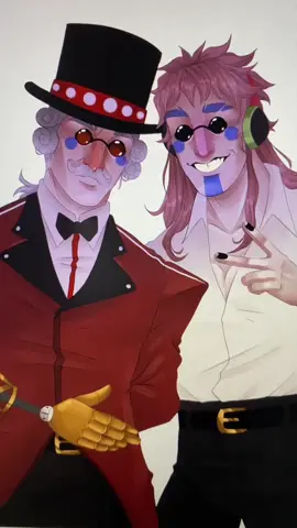 they didn’t make him fatherless👍 we ❤️ big top  also yeah i’m kinda back since I discovered big top, glad they kept feeding us 🤌 #art #fanart #fyp #myart #fnafsecuritybreach #fnafedit #fnafsb #djmm #musicman #bigtop #secretofthemimic 