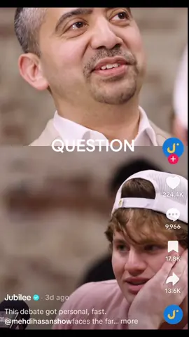 Mehdi Hasan debate on Jubilee #trump #jubilee #connor #debate #jubileedebate #mehdihasan #pinkshirtguy 