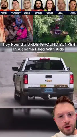 They Found a UNDERGROUND BUNKER In Alabama Filled With Kids 😱🤯 #alabama #bunker #reallifehorror #truecrime #awareness 