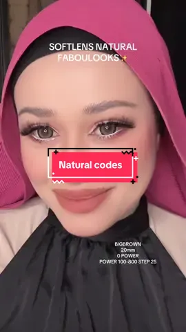Naturak codes ⭐️ #faboulooks #contactlens #makeup #makeuptutorial #beauty 