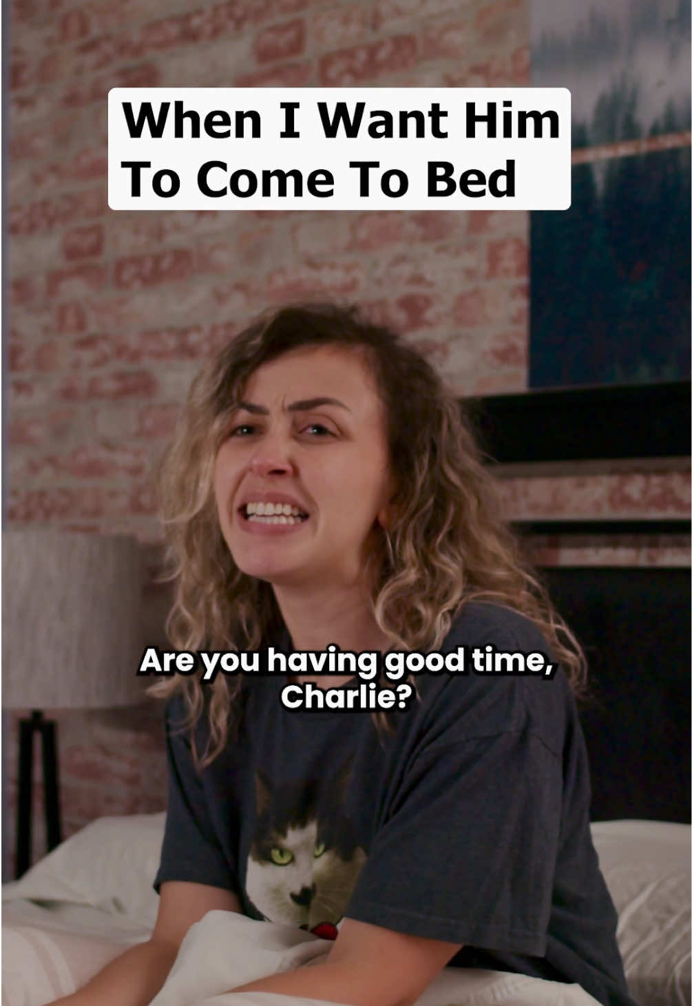 I guess I have to go play video games too 🎮  “When I want him to come to bed” #comedy #couplescomedy #gamer #gamercouple #funnycouples #couplesgoals