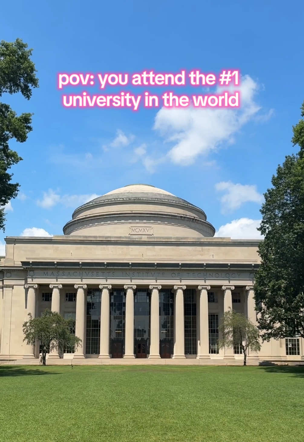 love letter to MIT 🫶 #mit #college #university #study #collegeapps #ivyleague #stem #Science #academicweapon #campus #class #learning 