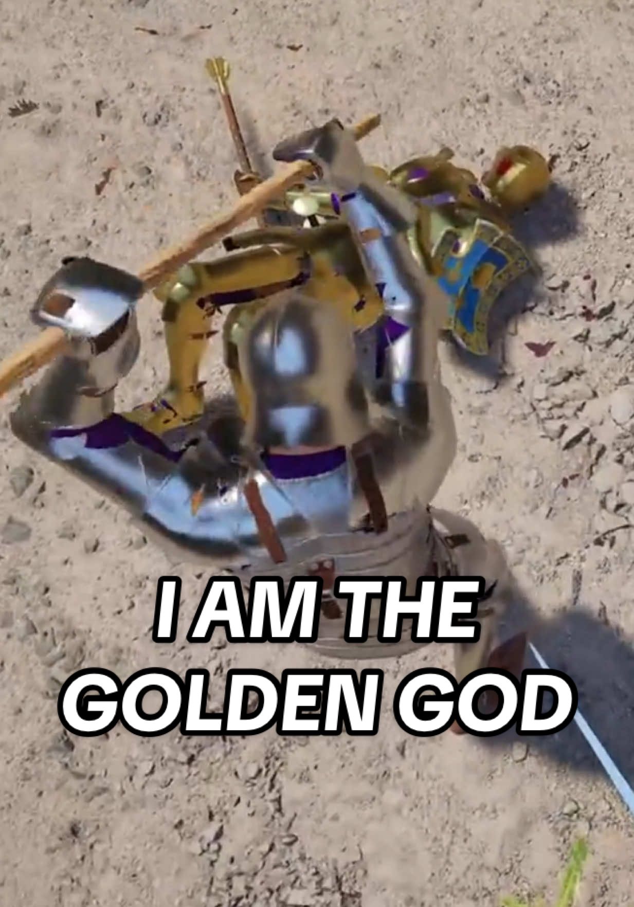 I AM ONCE AGAIN THE GOLDEN GOD  #halfsword #medieval #gaming #streamer #pc 