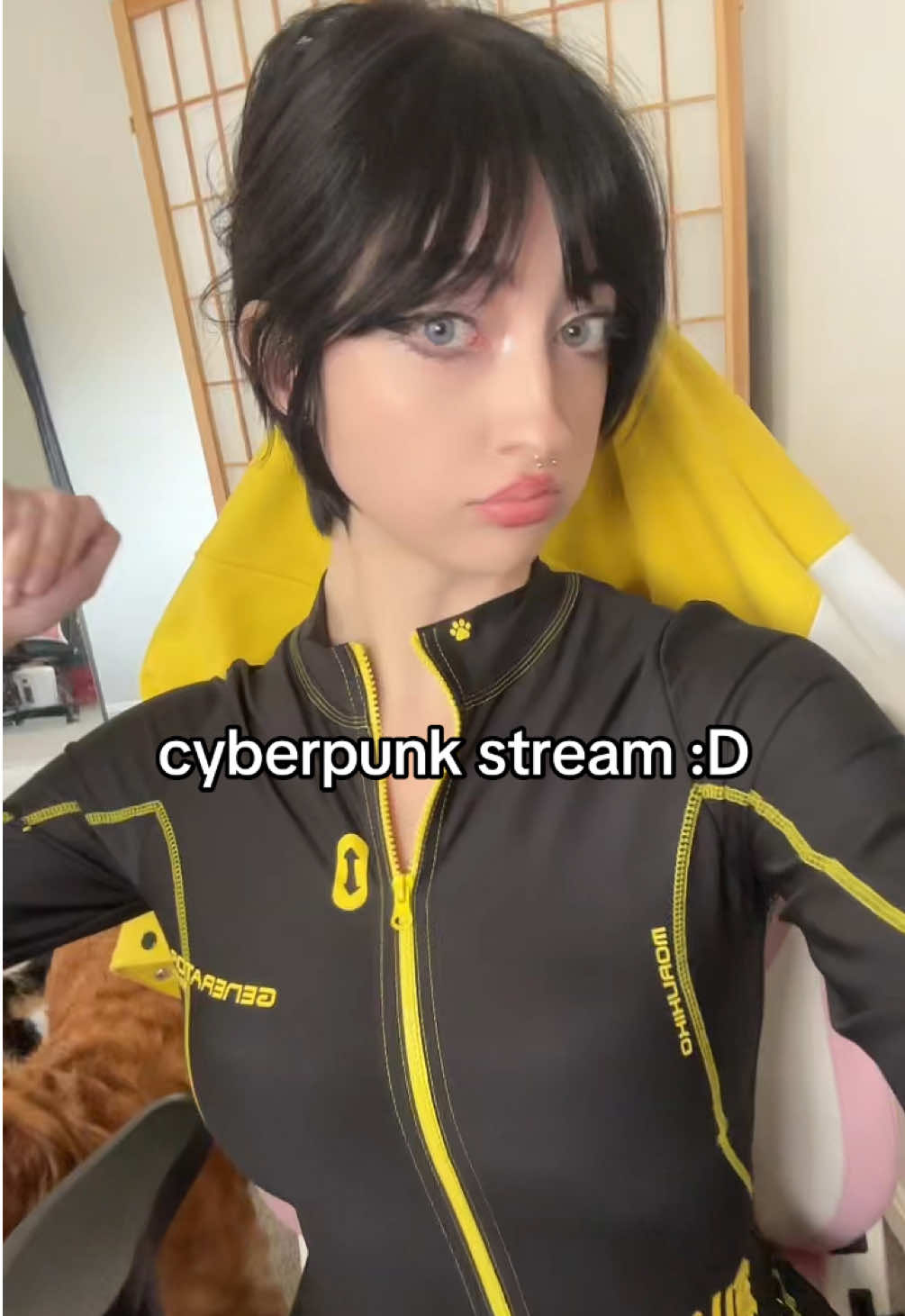 with some mods cuz i wanted cute outfits #cyberpunk2077 #stream twitch.tv/kenalialuv