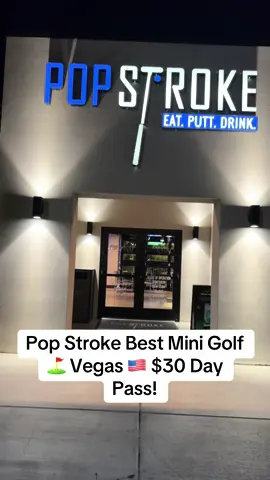 @PopStroke #lasvegas #minigolf #fyp 