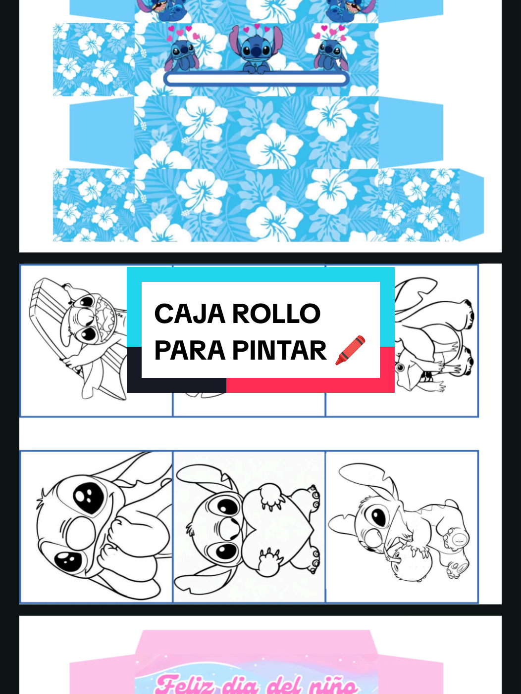 CAJA ROLLO PARA PINTAR ✨🎉 #diadelniño🎉🍭 #pintar #dibujos #cajarollo 
