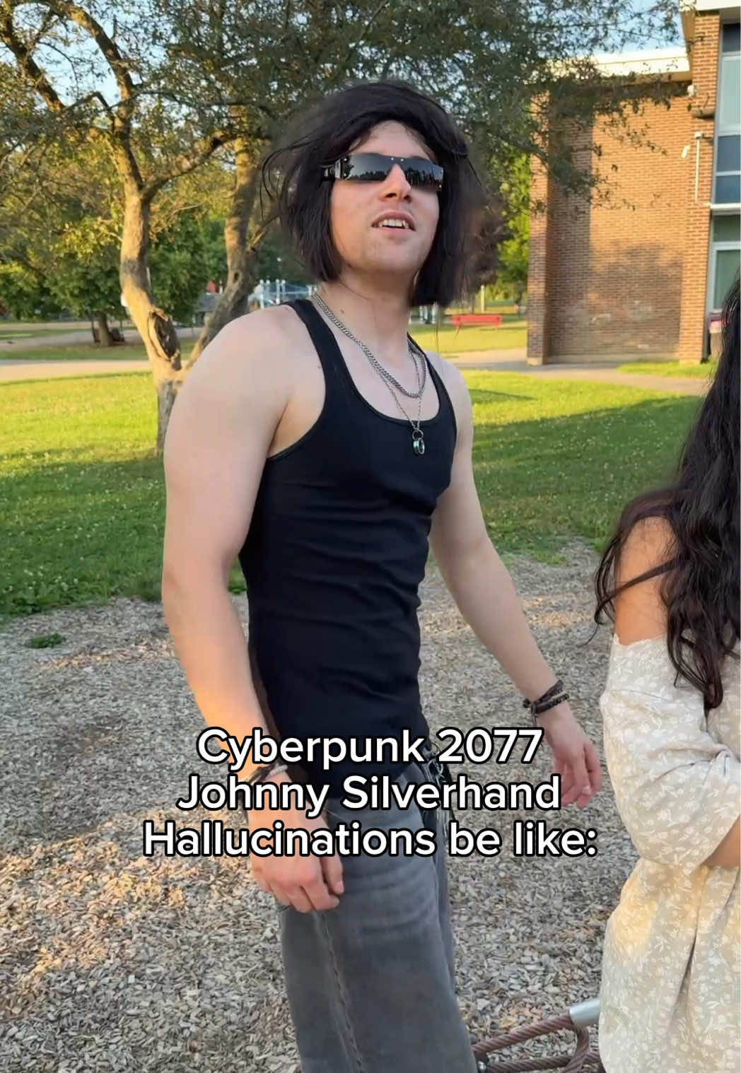 Bro got no game😭  #fyp #maddoxyz #skit #cyberpunk #cyberpunk2077 #johnnysilverhand #cyberpunkedgerunners 