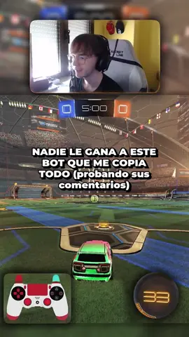 PROBANDO COSAS CONTRA EL BOT QUE ME COPIA TODO #viral #longvideos #gaming #pro #rocketleague #rl #rlclips #rlcs 