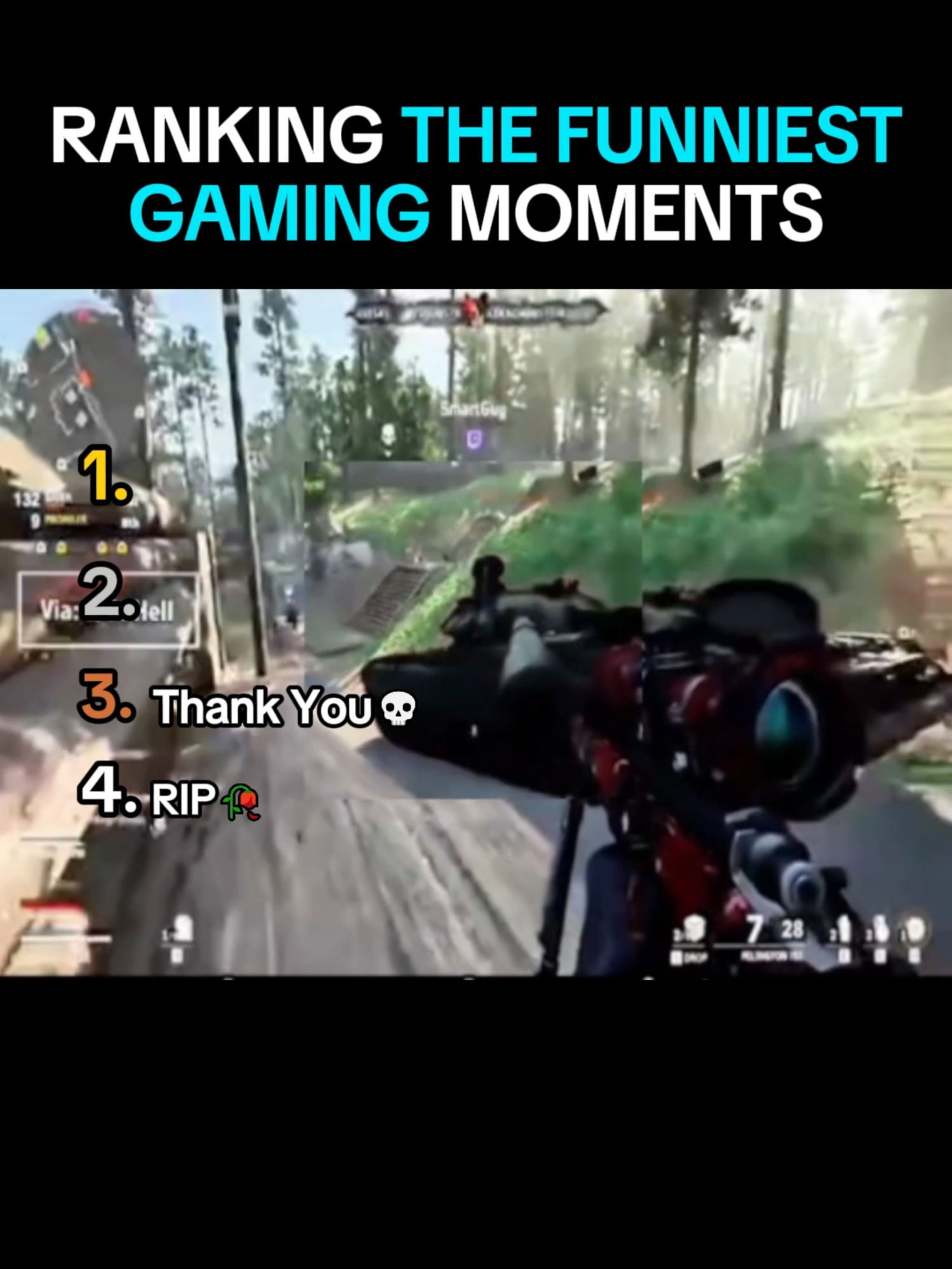 Ranking The Funniest Gaming Moments🤣|  #gaming #ranking #fyp #top5 #funny