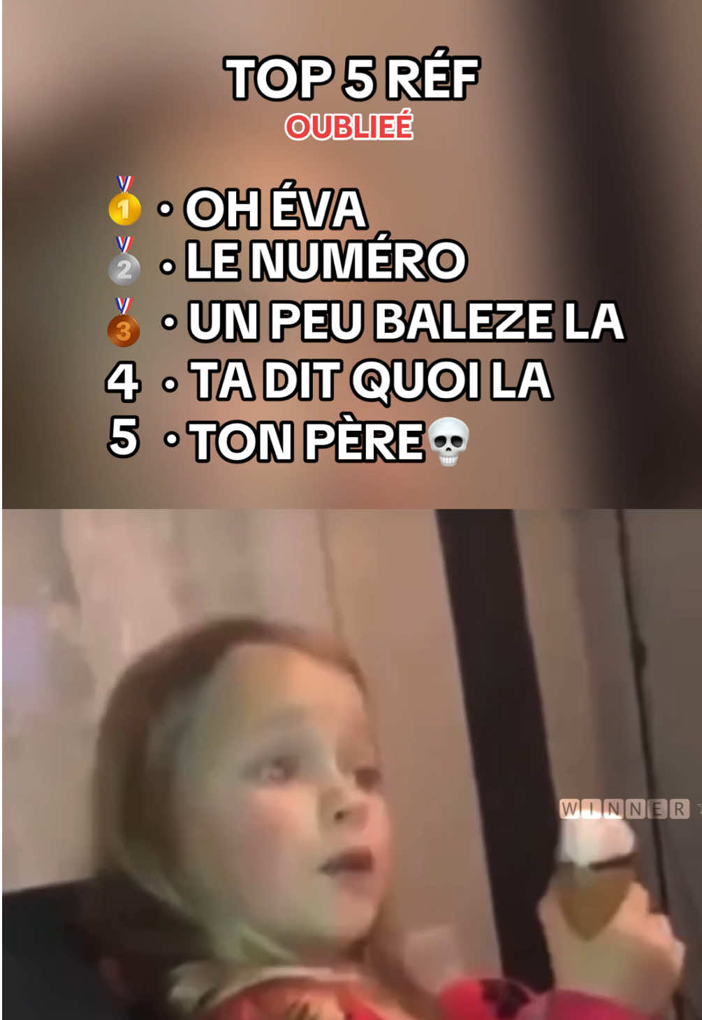« OH ÉVA » elle est imbattable cette ref🤣👌 #top5 #ref #fyp #humour #classique #france 