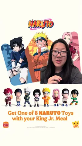Burger King Canada has just announced they have launched Naruto toys as part of their King Jr Meals with 8 different figurines to collect.  Available for a limited time only.
