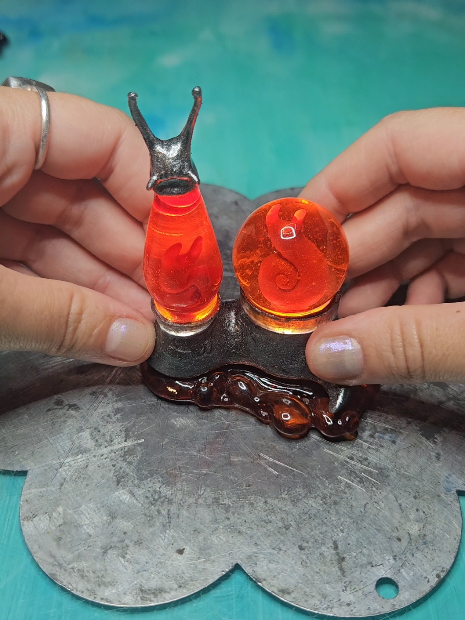 🌋💡🐌#snails 