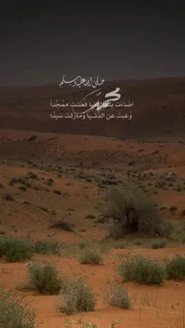 ‏عَليـــكَ سَــلامُ الله فِي كُلِّ خَفقَةٍ ، ‏فَقدْ مَاتت الأَسماءُ إلا مُحمّدَا