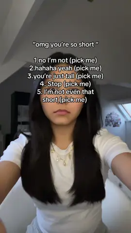 Seriously how could you respond? #relatable #shortpeople #shortgirl #pickme #fyp 