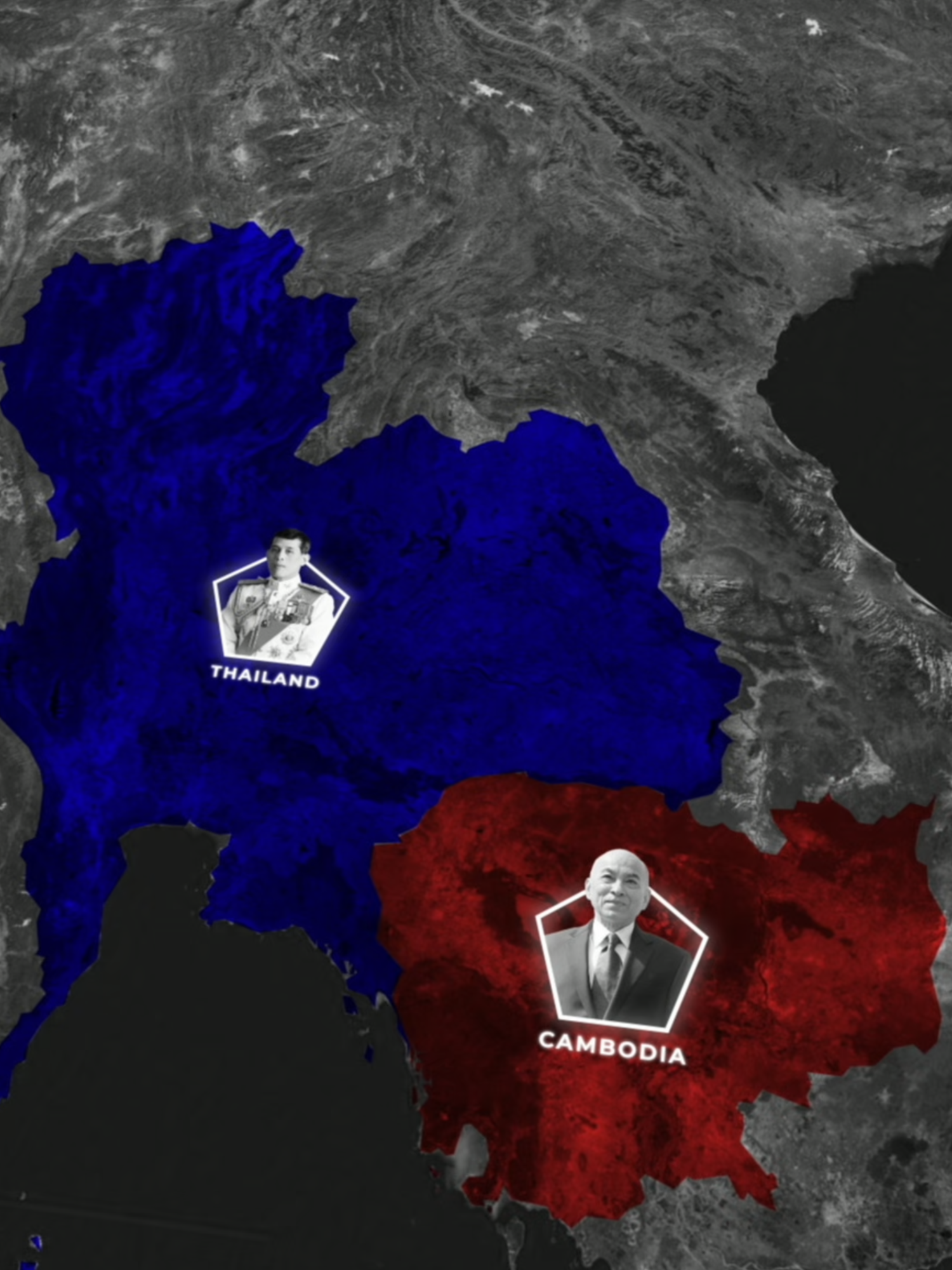 Thailand just declared war, and no one saw it coming. It started with a drone... and escalated into jets, tanks, and firepower across the border. #WarUpdate #WW3 #ThailandVSCambodia #Thailand #Cambodia #MapTok #1MinuteGeo
