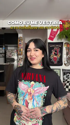 inspiração de look pra quem trabalha em escritório 🖤 se quiserem mais inspirações deixem nos comentários ✨