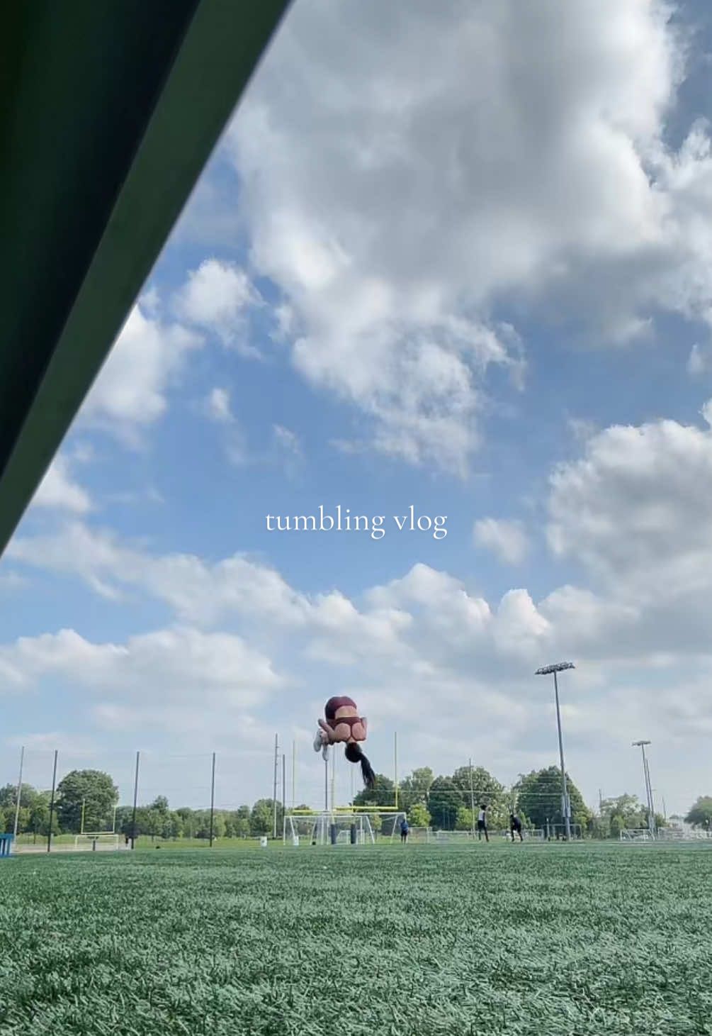 random tumbling vlog bc making a video out of it keeps me more motivated🥳🥳 #cheer #tumbling #collegecheer 