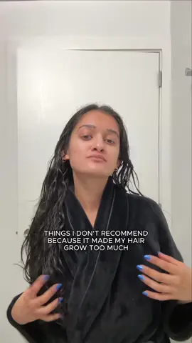 Don’t do this if you want your hair to grow like weeds #hairgrowth 