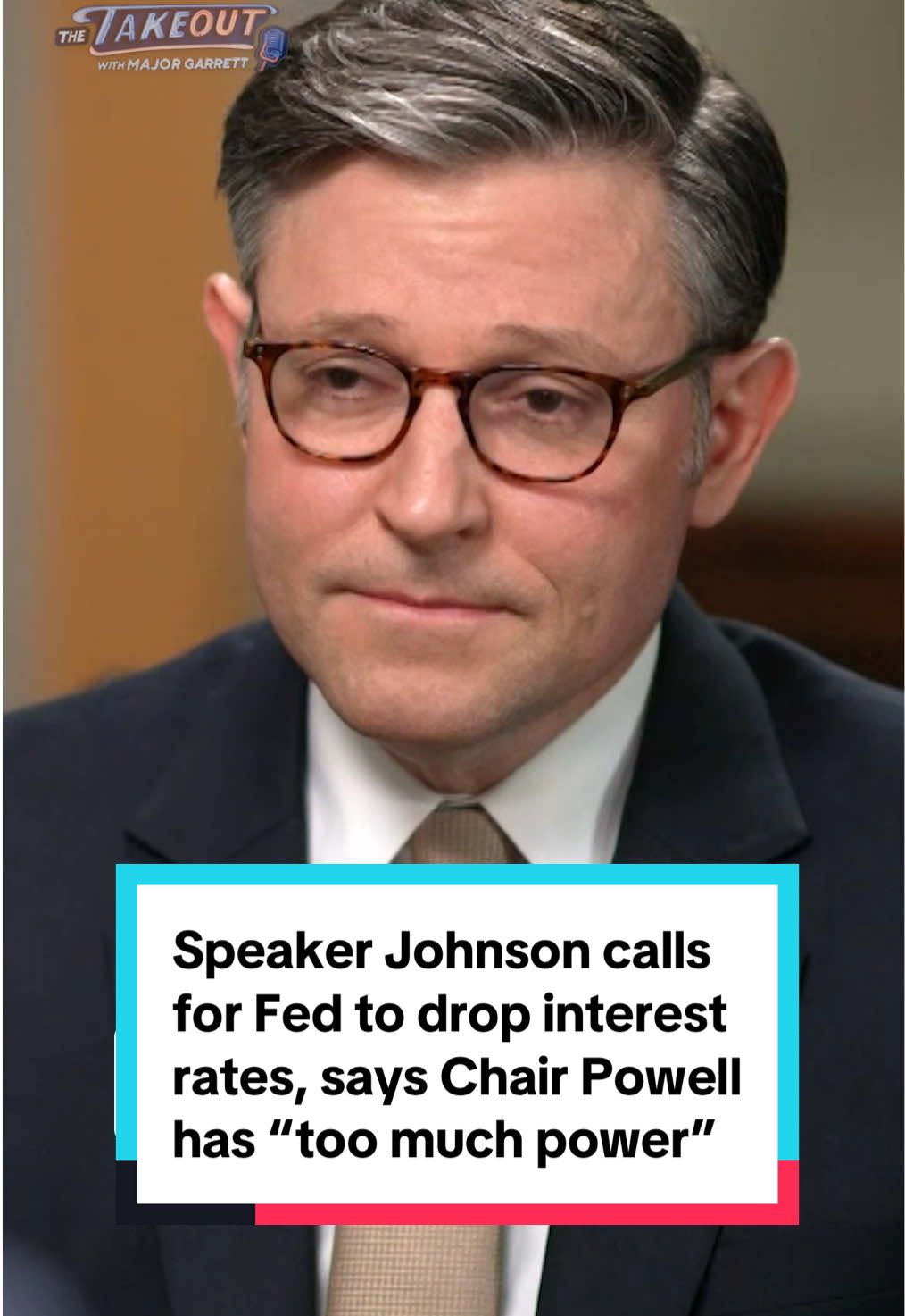 Speaker Mike Johnson says he understands President Trump’s “frustration” with Federal Reserve Chair Jerome Powell, adding that it’s going to be “a rocky road for him” between now and the end of his term in May 2026. Amid Trump's pressure on Powell to cut interest rates, the president is visiting the Central Bank on Thursday. Johnson tells CBS News’ Major Garrett lowering rates “would be a big thing for the economy, and I think [Powell] ought to duly consider that.” Asked whether firing Powell would be dangerous to confidence in the American system, Johnson says he’s “not even sure” what the legal parameters would be for ousting the Fed chairman. #news #politics #gop #trump #federalreserve #powell #economy 