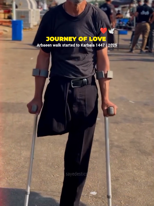 Arbaeen walk started to Karbala ❤️🕊️🚩 . . . . #arbaeen #karbala #foryou 