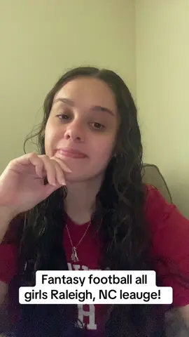 Any girls who live around Raleigh and want to play, hit me up!! #fantasyfootball #girlsinsports #football #raleighnc 