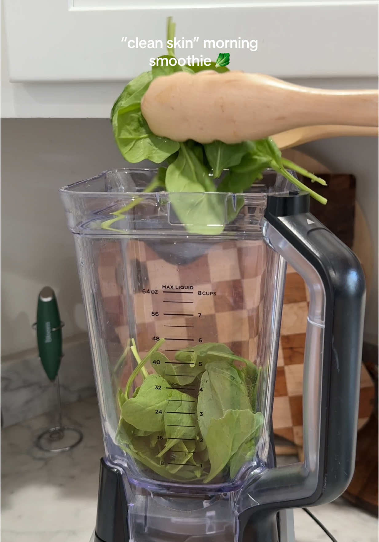 “clean skin” morning smoothie 🥬@Bloom Nutrition #BloomPartner 