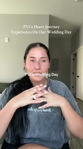 Can’t let PVCs stop me from enjoying the life God has given me🫶🏻🤍 #pvcs #heartcondition #weddingtiktok #bridetok #irregularheartbeat 