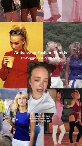 Pleaseeee start wearing vintage active wear again 👏🏼⭐️🧘 #activefashiontrends 