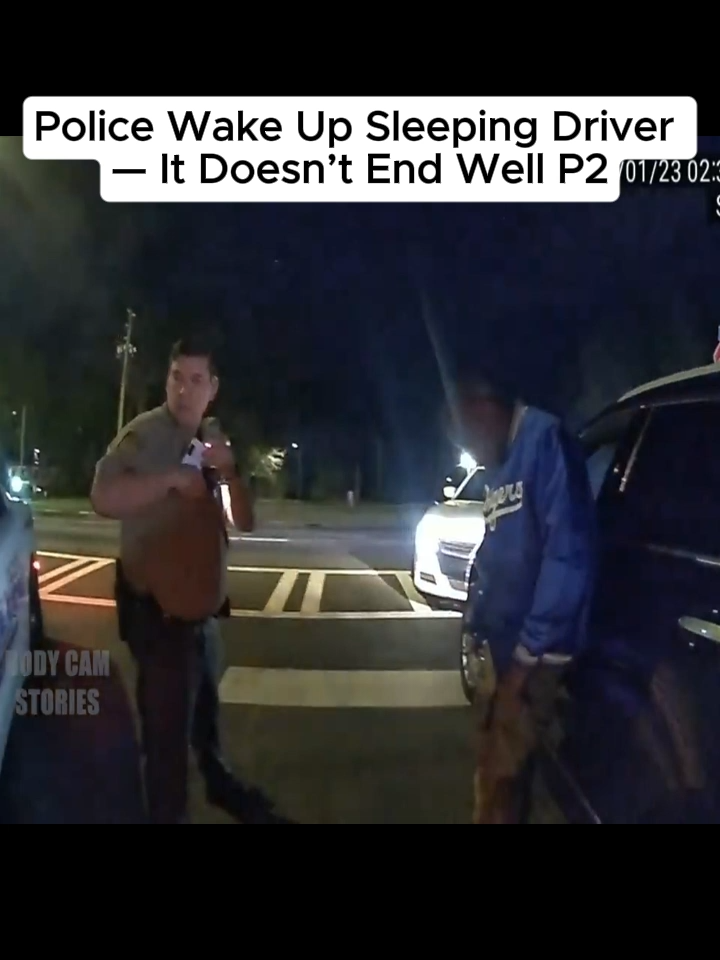 2Police Wake Up Sleeping Driver — It Doesn’t End Well