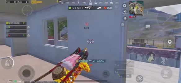 The fastest player shows how to kill pistol squads with 1% health #pubg #pubgmobile #perera #fyp #foryoupage #viral 