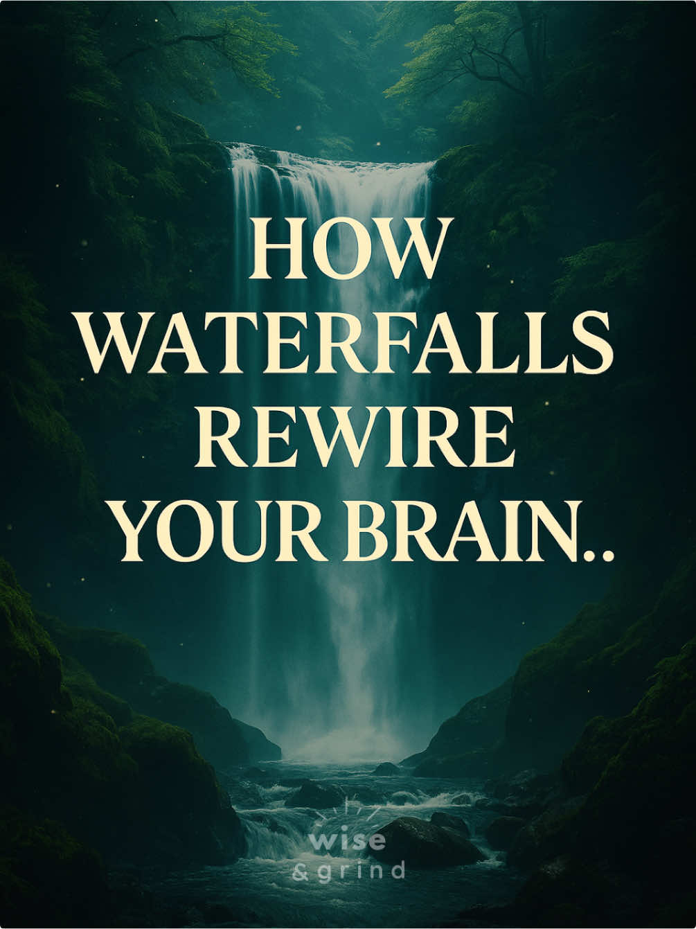 Waterfalls do more than calm you. They alter your brainwaves, flood your body with negative ions, and reset your nervous system in minutes. This is nature’s original therapy. #natureheals  #waterfalltherapy #brainwaves #nervoussystemhealing #naturetherapy  #frequencyhealing  #energyhealing 