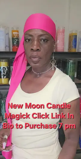 New Moon Candle Magick tonight at 7 pm click link in bio to purchase #whodovoodoo2 #priestesscalister #palo #haitianvodoun #lucumi #candlemagic #candlesoftiktok #