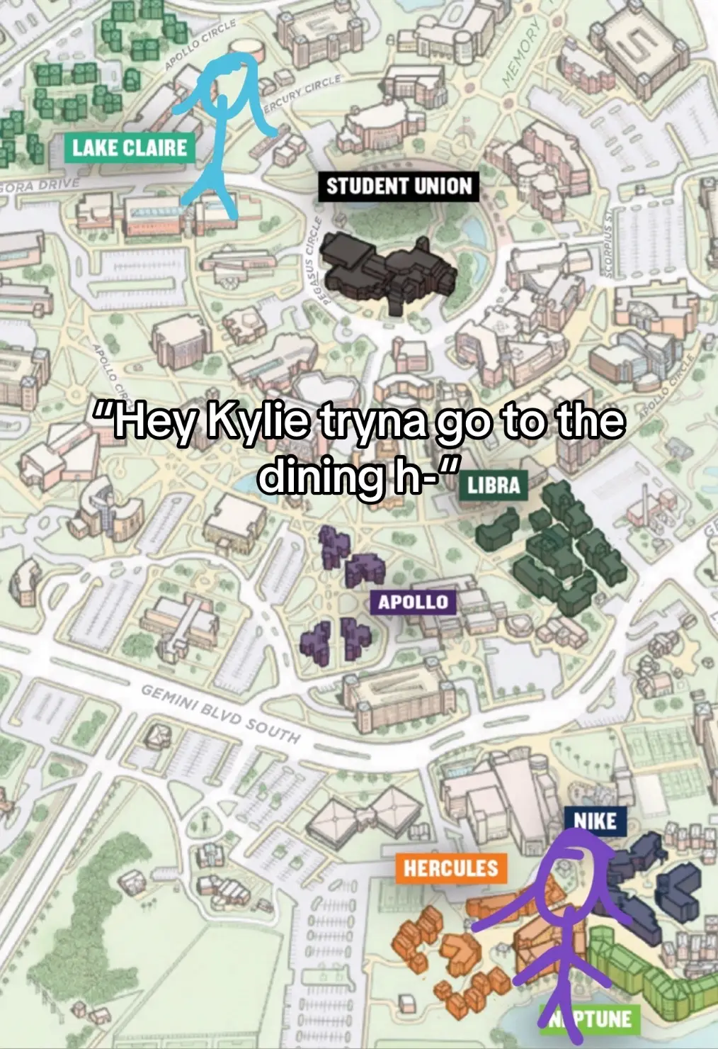 This trend is so cute I’m literally so excited for the fall you don’t understand AGHHH no more 20 min walk!! Shoutout my spring day one 💋 #ucf #college #dorm #roomates @kylie.makenna128 