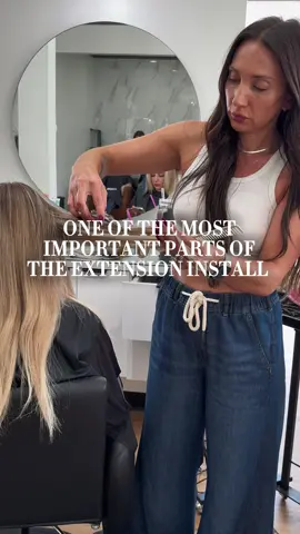 The install isn’t complete without the cut. Blending extensions seamlessly into natural hair is what takes it from done to undetectable. 👀