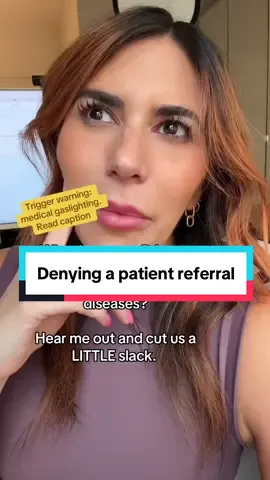 This post is intended to shed light on how the system perpetuates various behaviors, not defend it.                              Truth: Doctors should never dismiss symptoms as normal without a proper workup. Doctors shouldn’t do a very limited workup and then label it anxiety. Medical gaslighting is real. Doctors don’t know everything and neither does modern medicine. Many people are harmed in this system, even those with very common well understood diseases. You shouldn’t have to tiptoe to ask questions about something you saw online. Not all illness has a name yet… doesn’t mean it isn’t real.                                          ALSO true: the medical educational system discourages challenging the status quo and questioning your attendings. This trauma can be passed onto patients. Medical gaslighting often isn’t intentional, and the doctor often feels they are doing the right thing based on what they have learned. Medical students and residents are brainwashed by pervasive medical dogma. Most doctors don’t want to be practicing the way they are. Often a doctor who seems uncaring and disconnected is burned out and disassociated from years of their own trauma. Doctors don’t have systemic support for managing their trauma. Doctors are heavily influenced in their practice by what insurance companies will and won’t do.     #doctotsoftiktok #medicalgaslighting #chronicillness #lymedisease #medtok #information #primarycare @Health House NC 