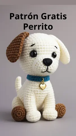 Patrón Gratis Perrito 🐶 #crochetinspiration #viraltiktokvideo #cursosgratis #crochetersoftiktok #patrones @AmigurumisPasoaPaso 