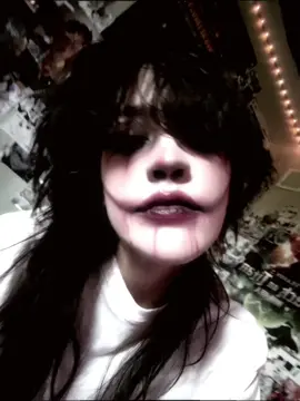 i thought my hair was giving jeff and i did the makeup as a joke but woah i’m channeling something…me 2012 middle school #nightcore is coming out #creepypastas #jeffthekiller #nostalgia 
