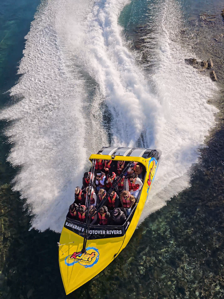 Winter Jet boating hits different ❄️ #Jetboat #Queenstown #BucketList #AdventureTravel