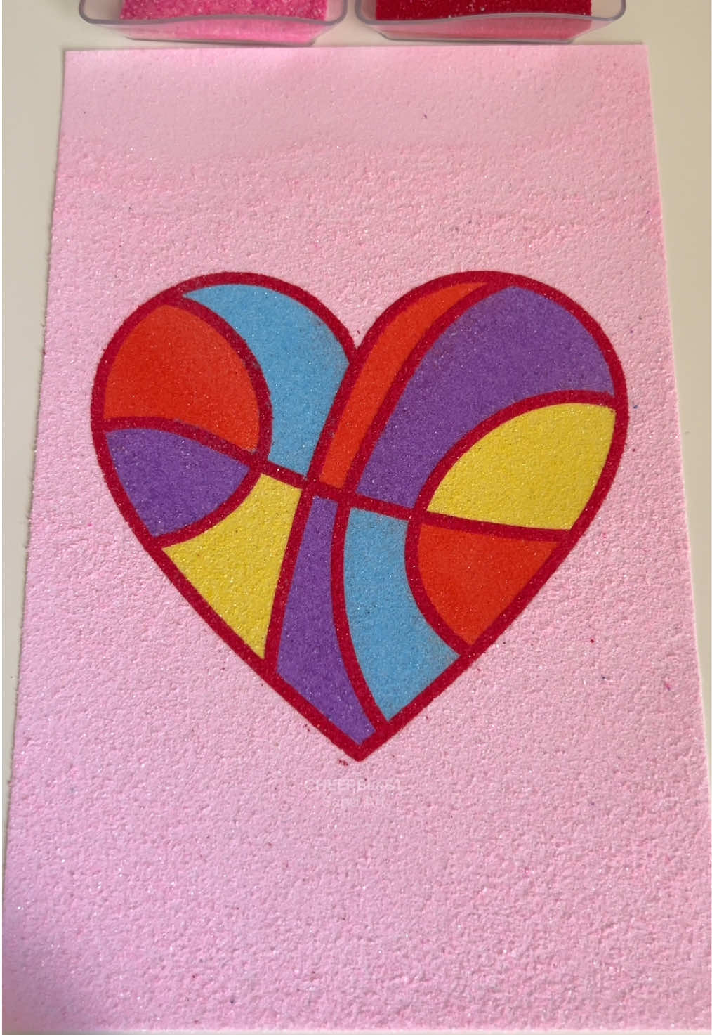Colorful Hearts #aggressiveasmr #asmrsounds #oddlysatisfying #usa 