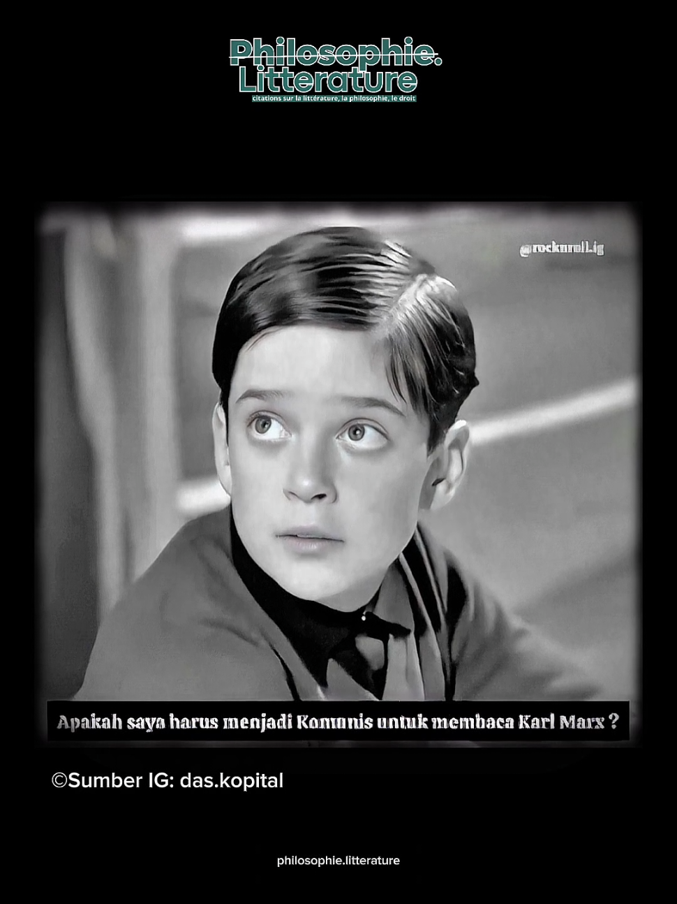 Jika Membaca Karl Marx Sudah Menjadi Komunis? Lalu Siapa Saya?  Sumber @das.kopital  #daskapital #sosialis #karlmarx #quotes #fyp 
